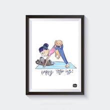 Yoga-ing Wall Art