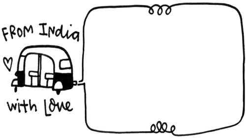 From India Address Stamp