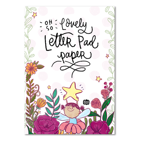 Girl Star Letterpad