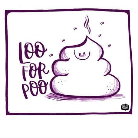 Loo For Poo Decal