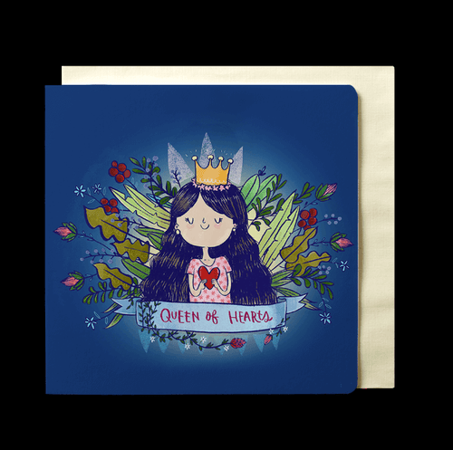 Queen Of Hearts Greeting PREMIUM