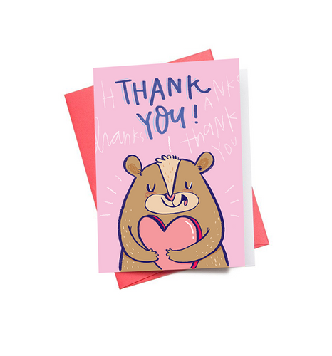 Thank you heart Mini Greeting