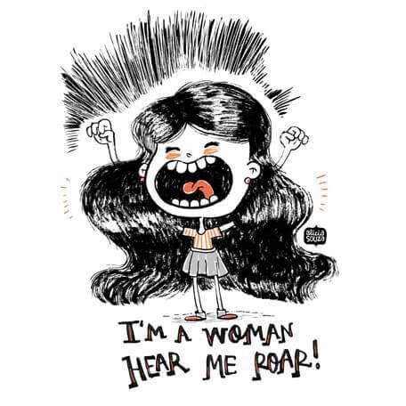 Woman Roar Decal