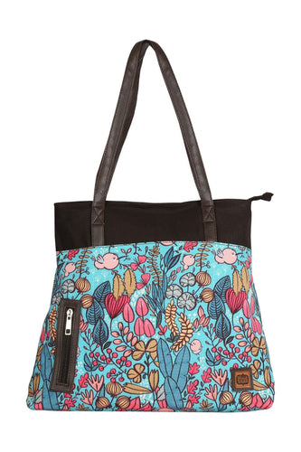 Accessories - Blue Garden Tote Bag