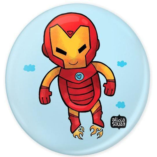 Badge - Cute Iron Man Badge