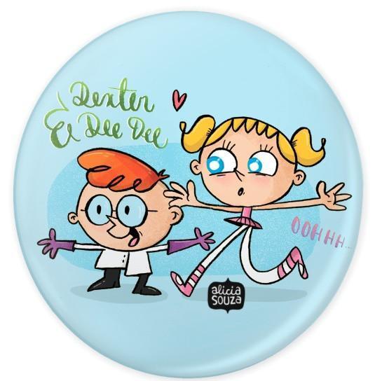 Badge - Dexter & Deedee Badge