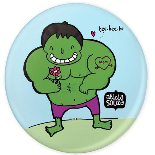 Badge - Hulk Flower Badge