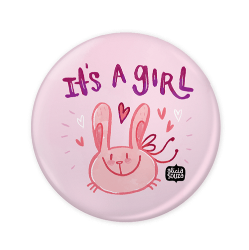 Badge - It's A Girl Badge