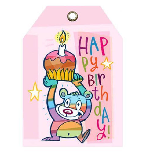 Birthday Gift Tag Set of 10