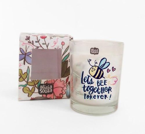 Bee Together Shot Glass Candle