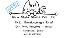 Kitty Address Stamp