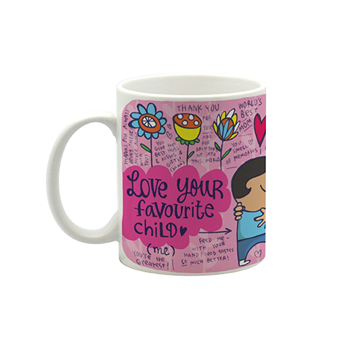 Mama is home small mug