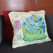 Cushion Cover - Turtle Flower Cushion Cover