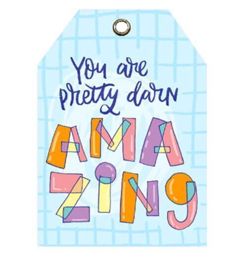 Darn Amazing Gift Tag Set of 10