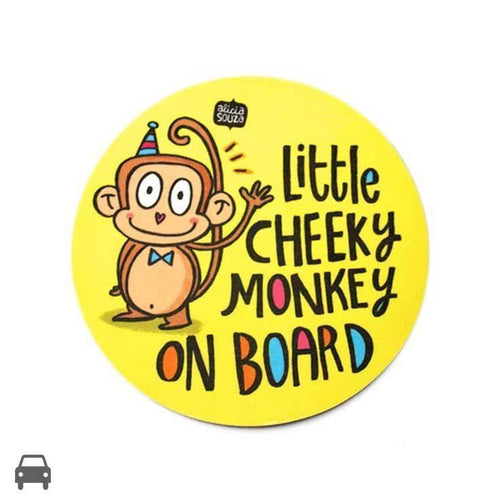 Decal - Cheeky Monkey Car Decal