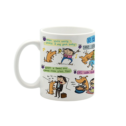 Dog Taught Me Small Mug