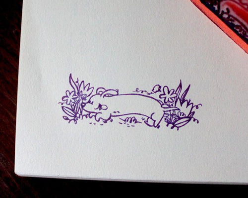 Doggie Run BIG Stamp