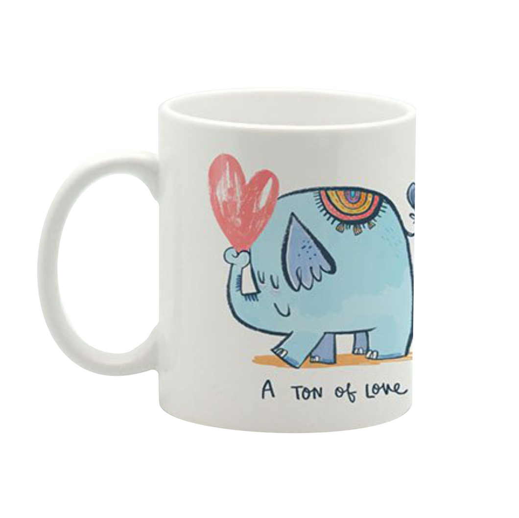 Ton of love mug
