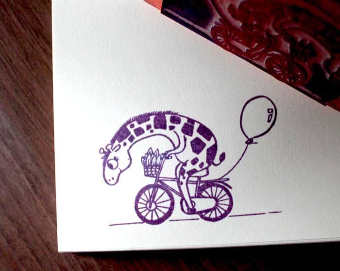 Giraffe BIG Stamp