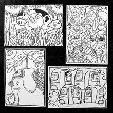 Greeting Cards - Colour-In(dia) Postcards, Set Of 4