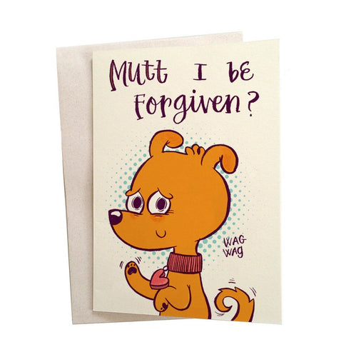 Greeting Cards - Mutt Dog Greeting