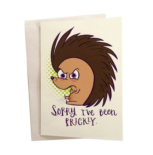 Greeting Cards - Prickly Porcupine Greeting