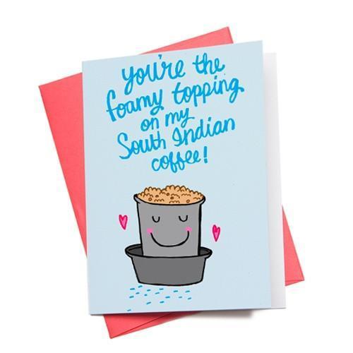Greeting Cards - South Indian Coffee Greeting