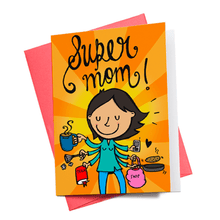 Greeting Cards - Super Mom Greeting
