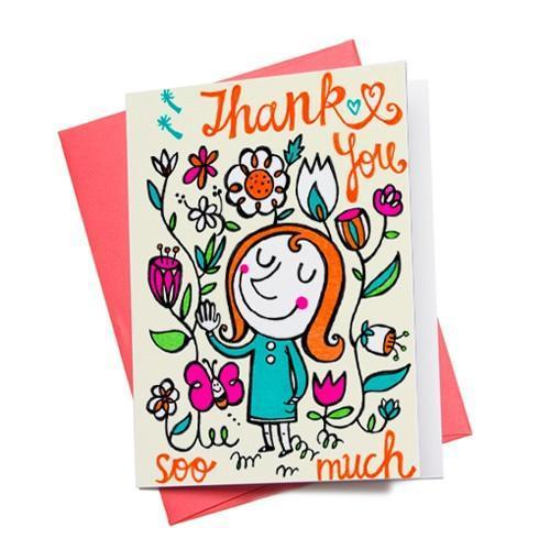 Greeting Cards - Thank You Flowers Greeting