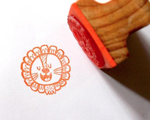 Happy Lion Stamp