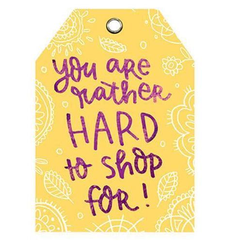 Hard To Shop Gift Tag Set of 10