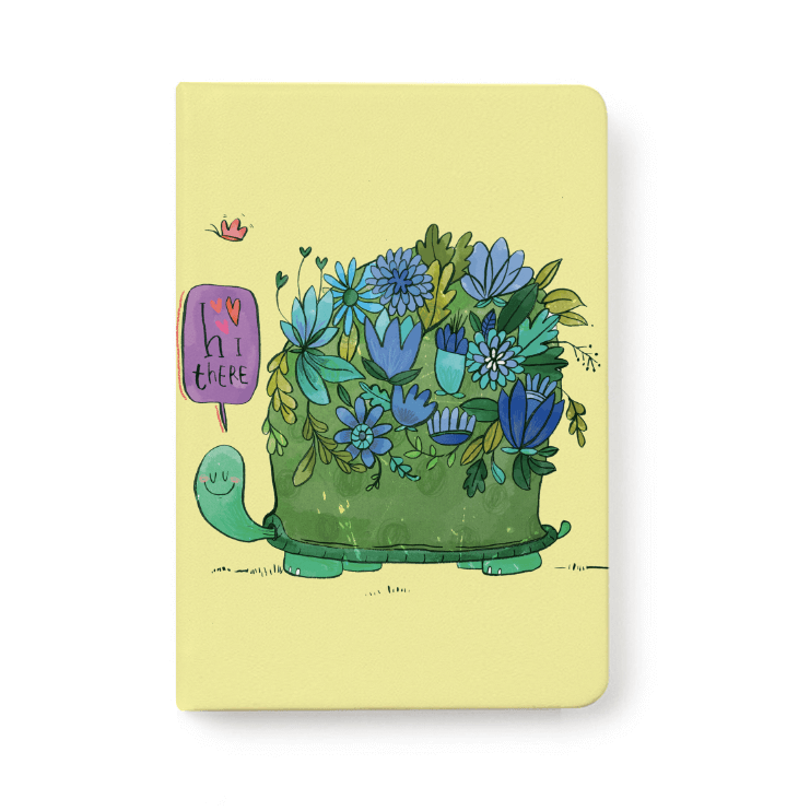 Jotbook - Turtle Flower Jotbook