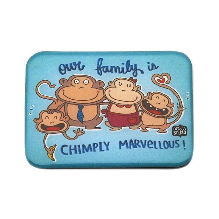 Magnet - Chimp Family Magnet