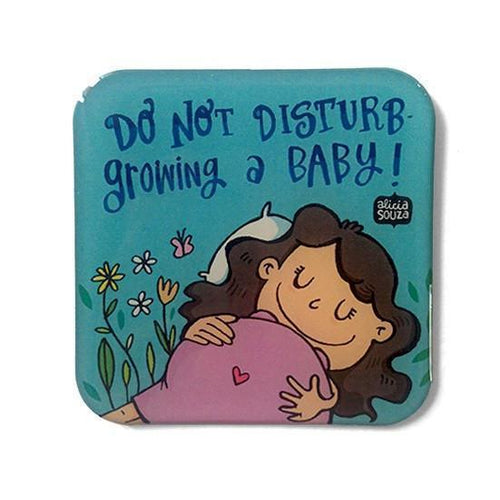 Magnet - Grow Baby- Magnet-Square