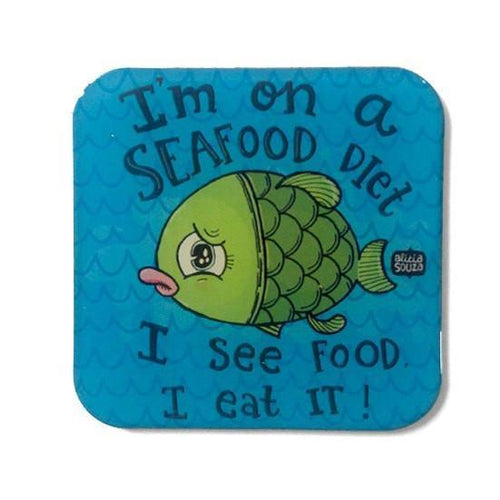 Magnet - Seafood Magnet-Square