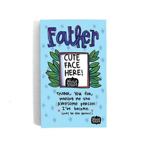 Magnetic Frame - Fathers Love -Refrigerator Magnetic Frame SMALL