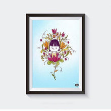 Prints - Blossoming Girl Wall Art