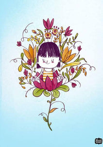 Prints - Blossoming Girl Wall Art