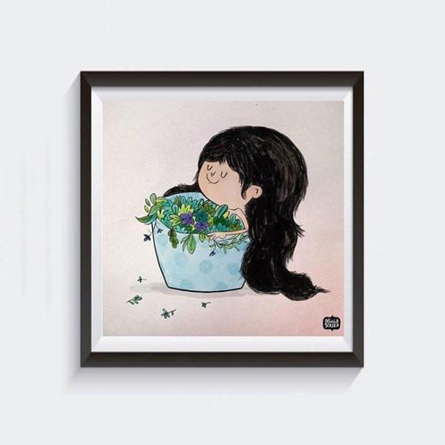 Prints - Flower Bath Wall Art