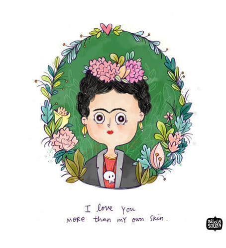 Prints - Frida Love Wall Art