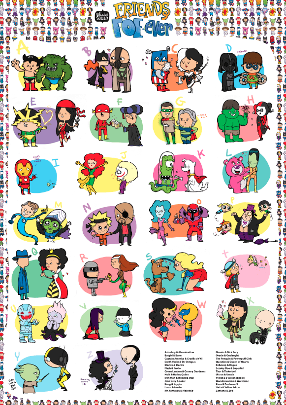 Prints - Friends Foe-ever Wall Art