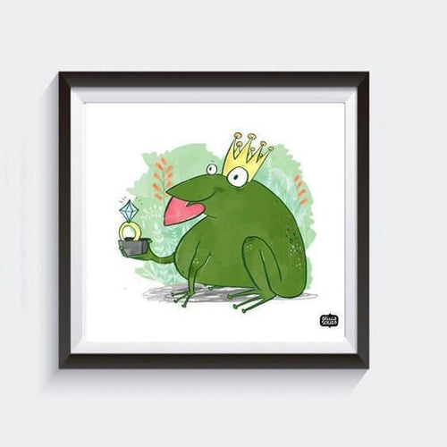 Prints - Frog Prince Wall Art