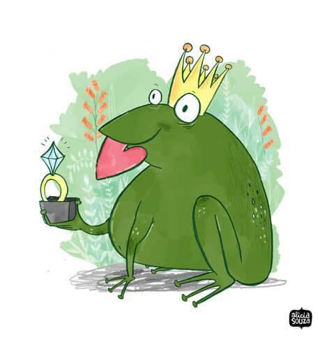 Prints - Frog Prince Wall Art