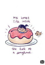 Prints - Girl In A Doughnut Wall Art