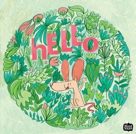 Prints - Hello Doggie Wall Art