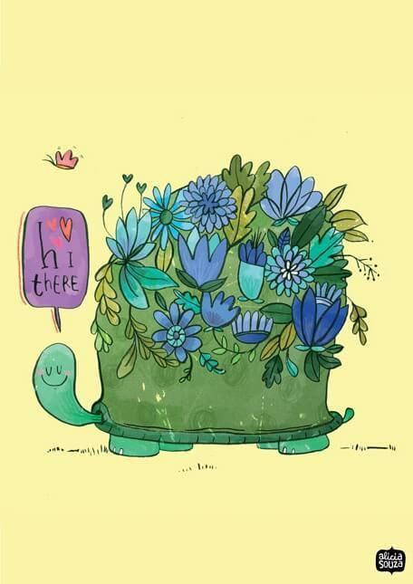 Prints - Hi There Wall Art