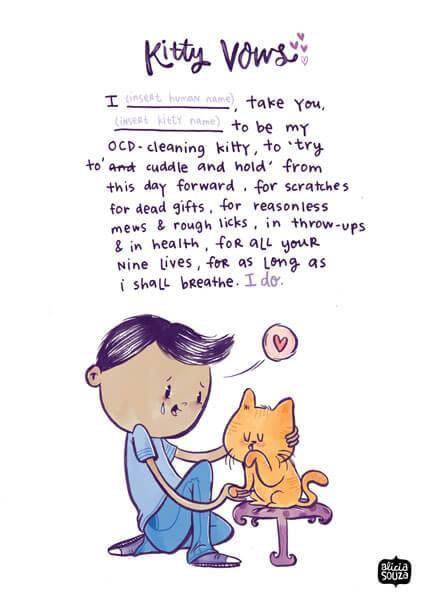 Prints - Kitty Vows Wall Art