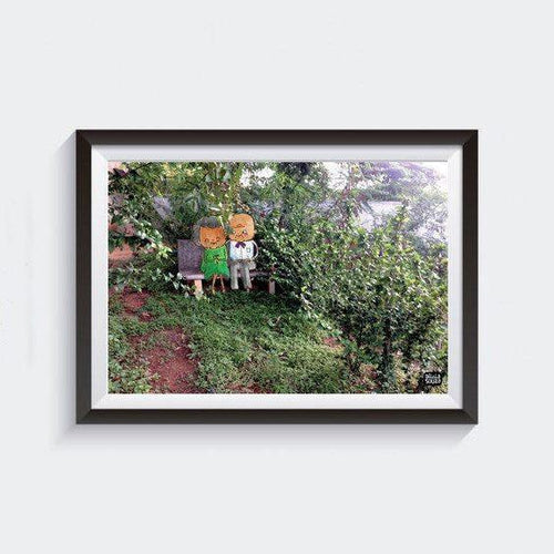 Prints - Love In The Garden Wall Art