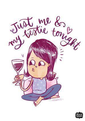 Prints - Me And My Bestie Wall Art