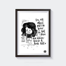 Prints - Messy Hair Wall Art